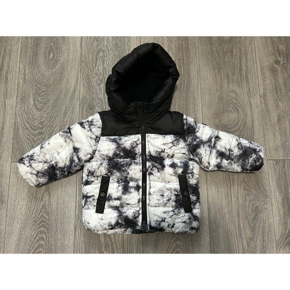 Michael Kors Baby's Heavyweight Tie-Dye Puffer Jacket  Size 18 Months - Picture 1 of 4